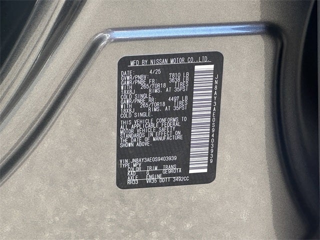 2025 Nissan Armada SV