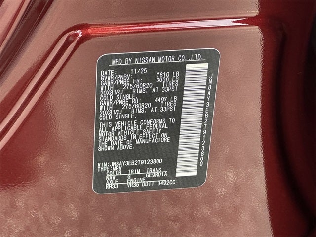 2026 Nissan Armada Platinum