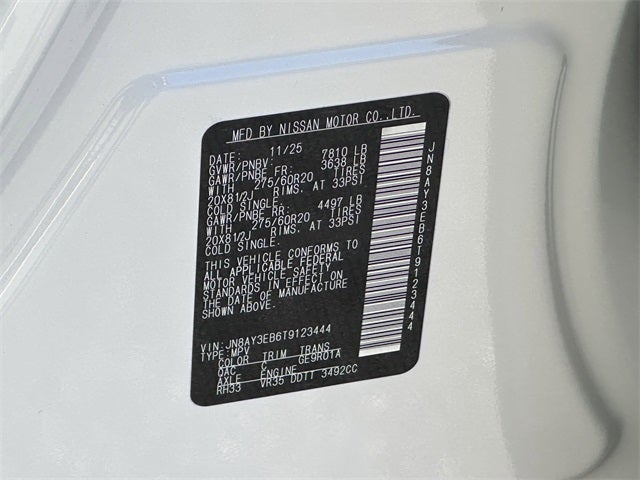 2026 Nissan Armada Platinum