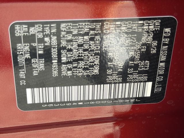 2026 Nissan Rogue Platinum