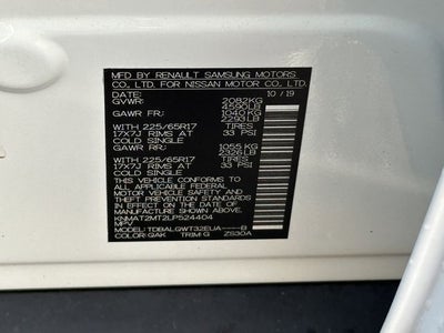 2020 Nissan Rogue SV