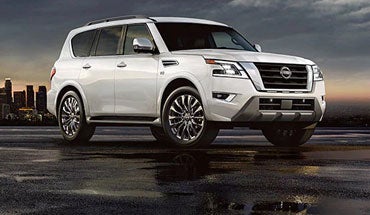 Even last year’s model is thrilling 2023 Nissan Armada in Cherokee County Nissan in Holly Springs GA