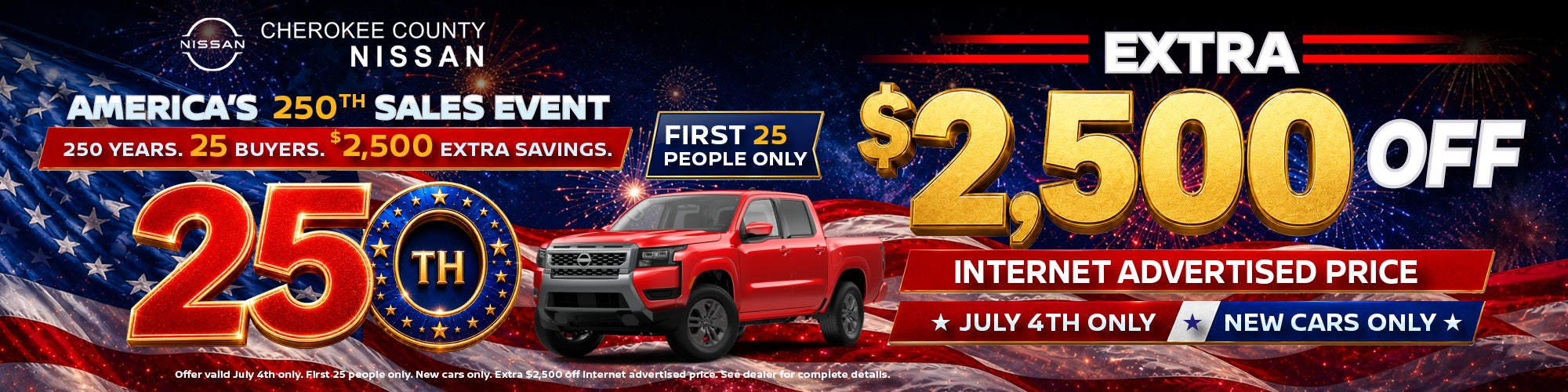 July 4th Sale