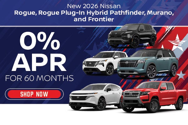 New 2026 Rogue, Rogue Plug-In Hybrid, Pathfinder, Murano, an