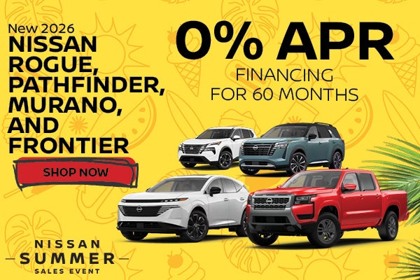 0% APR on new nissan models