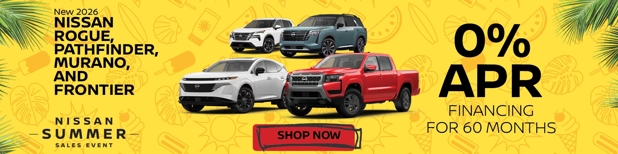0% APR on new nissan models