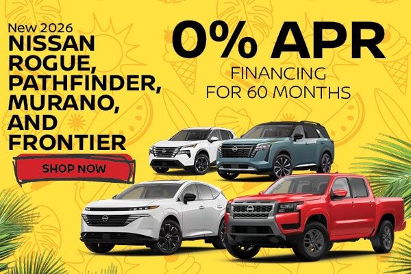 0% APR on new nissan models