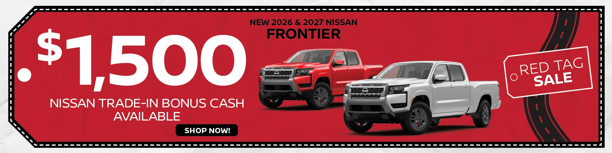 $1,500 Nissan Trade-In Bonus Cash Available