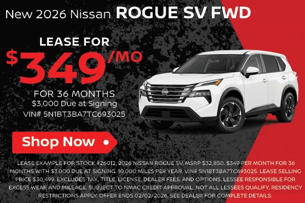 New 2026 Nissan Rogue SV FWD